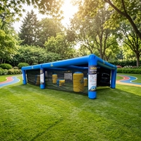 Tente abri gonflable commerciale en PVC, taille personnalisée, légère, capacité 100-300 kg, arène événementielle extérieure portable