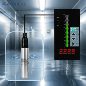Transmisor de Nivel Sumergible Avanzado AOSHENG, Alta Precisión 0.5%, Rango Seleccionable, Salida 4-20mA, para Pozos Profundos, Depósitos de Agua, Metal - Product Image 1