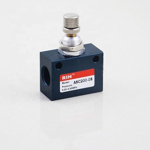 ASC200-08 Van Tiết Lưu Khí Nén Van Điều Chỉnh Lưu Lượng Không Khí - Product Image 1