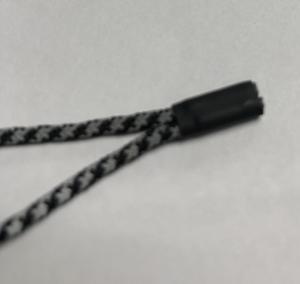 Tope de bloqueo de Tubo termorretráctil de marcas famosas personalizado que se fusiona con extremo cerrado en forma de fusible para extremos de cordón de cordones - Product Image 3