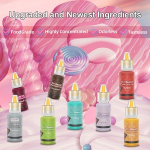 Coloranti Alimentari a Base di Olio JIUPIN Set da 24 Colori <span class=keywords><strong>per</strong></span> Pasticceria <span class=keywords><strong>Colorante</strong></span> Commestibile 6ml Durata 2 Anni <span class=keywords><strong>per</strong></span> Decorazione di Cioccolato Burro Torte - Product Image 4