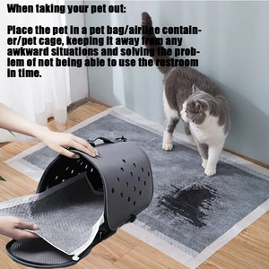 Tapis d'entraînement pour animaux de compagnie en <span class=keywords><strong>charbon</strong></span> <span class=keywords><strong>actif</strong></span> super absorbant - Imperméable - Usage unique - Bambou - Tapis pour l'urine des chats - Product Image 3