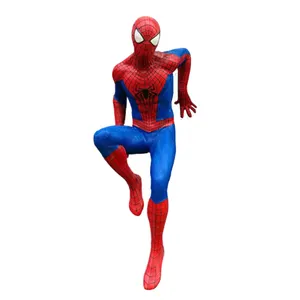 映画アクションフィギュアスーパーヒーロースパイダーマン彫刻販売用グラスファイバー像カスタム等身大飾り