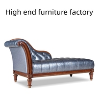 Meubles de salon en bois massif français de haute qualité chaise Lohan chaise longue chaise Villa hôtel peut être personnalisé