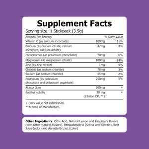 Poudre de boisson biologique hautement efficace pour la santé des articulations et l'équilibre intestinal, enrichie en phosphore, zinc, probiotiques et prébiotiques - Product Image 2