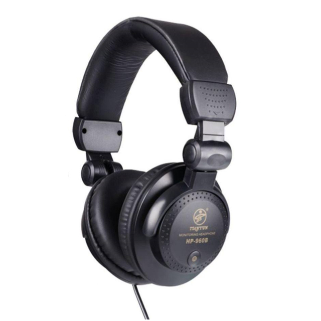 For DJ Studio Monitor Headphones Over Ear Headphones Professional Closedback Audio for PC Computer HiFi Music Recording 960b