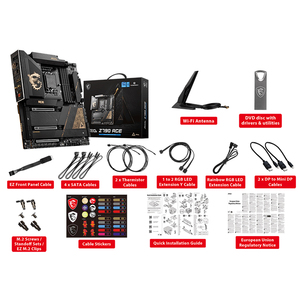 เมนบอร์ด <span class=keywords><strong>MSI</strong></span> MEG Z790 ACE Gaming รองรับซ็อกเก็ต Intel LGA1700 สำหรับซีพียู Intel Core Celeron รุ่นที่ 12/13 แบบ E-ATX - Product Image 6