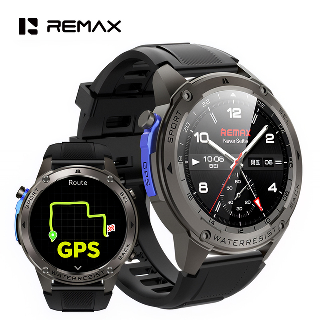 Remax GPS Smart Watch Amoled Display NFC 1.43" Touch Screen Smart Watch 5ATM Waterproof Reloj Inteligente Smartwatch With GPS