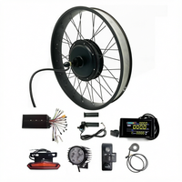 Kit de conversion de vélo électrique à pneus larges 60V 72V 3000W 5000W avec moteur de moyeu pour roue arrière – Ensemble de mise à niveau pour vélo électrique