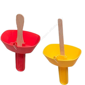 Venta al por mayor DD1418 Soporte original antisalpicaduras para helados con pajita para niños, para paletas de helado y helados con gotas - Product Image 1