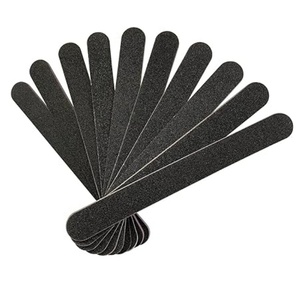 Double Sided 100/180 Grit Nail Files Emery Board Pink & Black Professional Salon Use Polybag Packaging Manicure Pedicure Tool