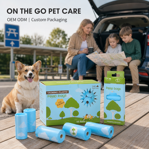 Private Label Factory Oxo Biodegradable PE Pet Waste <b>Bags</b> for Daily Dog Walking Private Label Custom Packaging - Product Image 1
