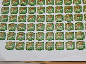 Autocollant en époxy amovible auto-adhésif décoratif personnalisé pour cadeaux promotionnels, étiquette de logo auto-adhésif personnalisé <span class=keywords><strong>fantaisie</strong></span> - Product Image 6