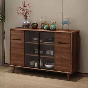 Consoles et Buffets Chinois en Bois avec Rangement, Vaisselier en Bois Massif pour Cuisine ou Salle à Manger - Product Image 2