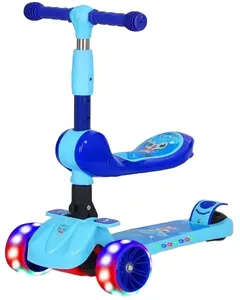 Scooter per bambini di alta qualità di vendita caldo con sedile e si illumina per scooter per bambini