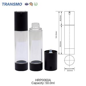 Nouvelle conception de flacon de lotion vide, flacon de shampooing transparent de 30 ml, flacon de lotion sans air en plastique, flacon cosmétique sans air, crème pour le corps - Product Image 2