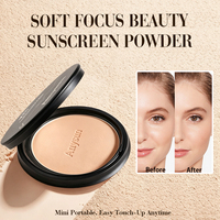 Poudre compacte matifiante Anysun SPF30 PA+++ pour le contrôle du sébum, longue tenue, effet soft focus, vente en gros de cosmétiques