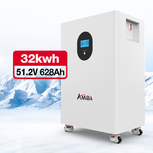 Hệ thống pin <span class=keywords><strong>Lithium</strong></span> Ion Lifepo4 51.2V 10kWh 30kWh, tích trữ năng lượng mặt trời, gắn tường, 48V 600Ah LFP - Product Image 1