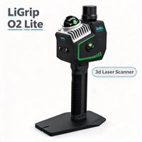 GreenValley LiGrip O2 Lite, SLAM Genggam, Sensor 3D, Pemindai Laser Lidar, Instrumen Uji untuk Survei Dalam dan Luar Ruangan