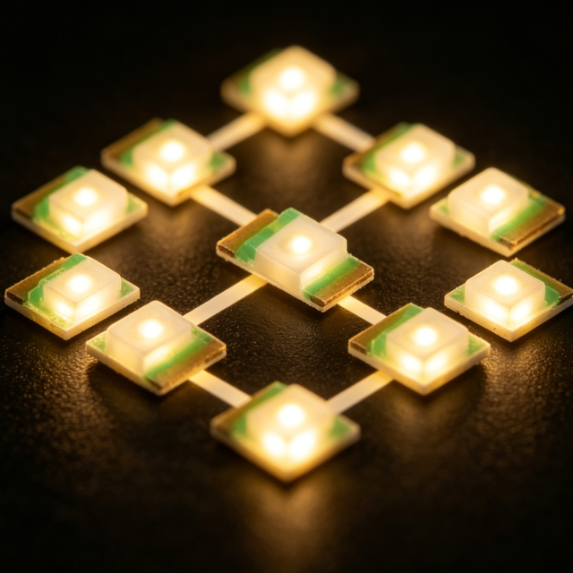 0402 0.4T Ultra Thin Flat Package Warm White Micro SMD LED Tiny Mini Wearable Soft Indicator Light