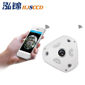 Cámara VR Hjsccd, Cámara de Red Inalámbrica Panorámica de 360 Grados con Wifi, Resolución de 3MP, Vigilancia Interior - Product Image 3