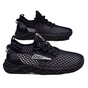 Men's Summer Fashion Breathable Mesh Sports Casual Shoes with Soft Sole Non-Slip Lace-Up <b>Running</b> Design - Product Image 5