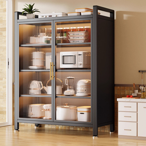 Kim loại phòng khách sideboard bàn ăn đồ nội thất lưu trữ giá nhà bếp phòng tắm đứng một mình lưu trữ đơn vị lưu trữ kệ đơn vị - Product Image 1