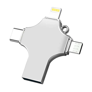 Công suất lớn 1TB 2TB 4-in-1 kim loại <span class=keywords><strong>USB</strong></span> Flash Drive với <span class=keywords><strong>USB</strong></span> 2.0/3.0 Micro <span class=keywords><strong>USB</strong></span> Type-C giao diện - Product Image 2