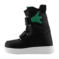 Bottes de snowboard pour enfants en gros Velcro de style grenouille | Stock prêt Livraison rapide | Design et logo personnalisés disponibles