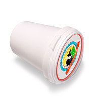 Conteneur rond en plastique de 1 litre, conteneurs blancs en PP avec poignée pour yaourt, étiquette IML, bac en plastique de 1000 ml, seau en plastique avec couvercle