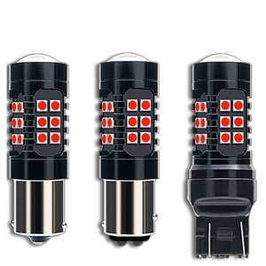 Ampoules LED de voiture 12V/24V 5W pour clignotants, feux de recul, feux arrière, projecteurs, 1157 T20 T25 3030 30SMD, feux de marche arrière BA15S BAU15S BA15D - Product Image 3