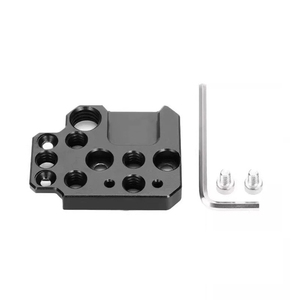 Extensión de la placa adaptadora 1/4, placa de extensión del estabilizador de zapata fría con orificio de 3/8 pulgadas para DJI <span class=keywords><strong>Ronin</strong></span> RS3/RS2/RSC2/SC/<span class=keywords><strong>S</strong></span>, placa de montaje de cardán - Product Image 3