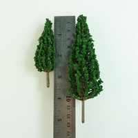 Arbre modèle d'architecture à échelle artificielle en plastique de 4.5cm-13cm pour la disposition du train Diorama ferroviaire