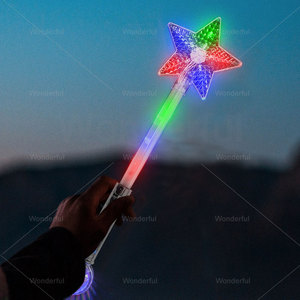 Hochsichere LED-Beleuchtungs-Requisiten und Spielzeuge: 21'' Magische Sternenstäbe für Familienfeiern, Kinderaktivitäten und Einkaufszentren - Product Image 3