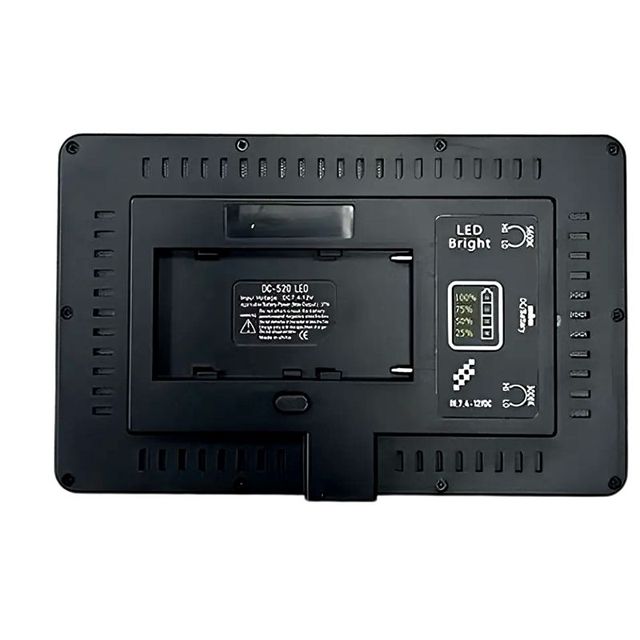 DC-520 LED Panel Light Photography Video Studio Camera Photos Shooing Live Streaming Online Broadcast Beauty Fill in Flat Lamp