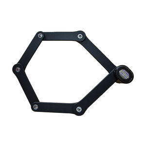 Verrouillage de vélo portable en acier au manganèse de haute qualité <span class=keywords><strong>Alarme</strong></span> de sécurité durable <span class=keywords><strong>avec</strong></span> fonction de pliage de clé pour motos et vélos - Product Image 1