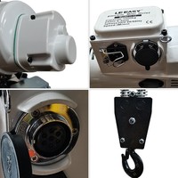 Haute qualité lumière peser monophasé Mini 110V/220V palan à chaîne électrique 250kg 500kg 1ton pour le levage de marchandises approvisionnement en usine