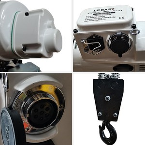 Lampu kualitas tinggi menimbang satu fase Mini 110V/220V rantai listrik <span class=keywords><strong>Hoist</strong></span> <span class=keywords><strong>250kg</strong></span> 500kg 1ton untuk mengangkat barang pasokan pabrik - Product Image 4