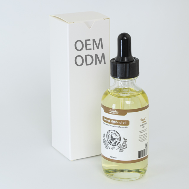 Собственная марка, уход за волосами, массаж тела, натуральное средство для роста волос из сладкого миндаля, основное масло для жирных волос, перхоти