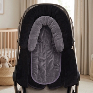 Cuscino Morbido a Doppio Strato in Poliestere per Supporto Testa Neonato, per Passeggini, Seggiolini <span class=keywords><strong>Auto</strong></span> e Marsupi - Product Image 4