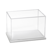 Coffret d'affichage en plexiglas transparent, coffret d'exposition personnalisé, Pop