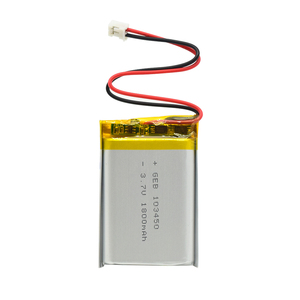 113450 <span class=keywords><strong>3</strong></span>,7 V lithium-ion lipo polymer 1800mAh battery - Product Image 2