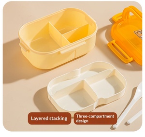 Boîte à lunch compartimentée de qualité alimentaire, boîte à lunch spécifique au micro-ondes pour étudiants, boîte à lunch portable de haute qualité - Product Image 6
