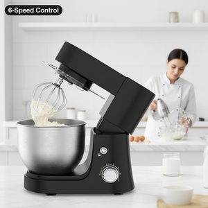 เครื่องผสมอาหารแบบตั้งโต๊ะอเนกประสงค์ระดับมืออาชีพ ขนาด 5 <span class=keywords><strong>ล</strong></span>ิตร 600 วัตต์ พร้อมหัวตี<span class=keywords><strong>แป้ง</strong></span>สำหรับทำ<span class=keywords><strong>เค้ก</strong></span>และเบเกอรี่ เครื่องผสมอาหารแบบดาวเคราะห์ไฟ<span class=keywords><strong>ฟ</strong></span>้า - Product Image 2