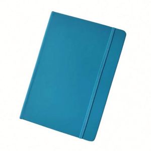 Carnet en cuir personnalisable A5, couverture souple avec bande élastique, carnet promotionnel en PU rigide, impression personnalisée - Product Image 1