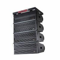 Sistema de Sonido Line Array Profesional Boutum I-4000ND, 550W RMS, Doble Altavoz de 10 Pulgadas