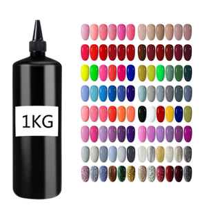 2400 colors cross-border dedicated to <b>small</b> <b>bottles</b> of solid color nail polish glue nail phototherapy glue nail - Product Image 6
