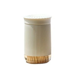 Toothpick Holder Portable Bamboo Toothpicks White Yellow 350 Pcs Each For Home Restaurant Use - Product Image 5