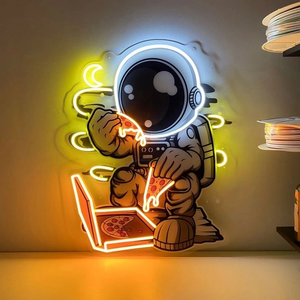 Lampe <span class=keywords><strong>de</strong></span> nuit LED néon personnalisée MACCAN en acrylique, électronique, sur le thème <span class=keywords><strong>de</strong></span> l'astronaute, étanche, couleur RVB, garantie <span class=keywords><strong>de</strong></span> 2 ans, chambres à coucher, salles <span class=keywords><strong>de</strong></span> <span class=keywords><strong>jeux</strong></span> - Product Image 4