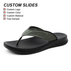 Sandales tongs pour hommes, fabrication OEM OLICOM, vente en gros, commande en gros, respirantes, douces, tongs d'intérieur et d'extérieur, tongs de plage et de piscine - Product Image 1